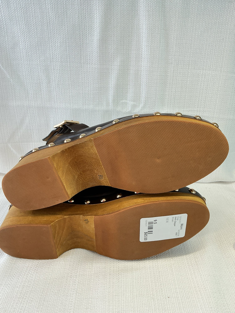 Kelsi Dagger Shoe Size 9.5 Brown Clogs