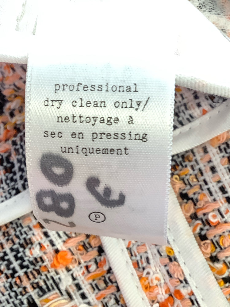 Rag & Bone Size 0 Orange Multi Blazer