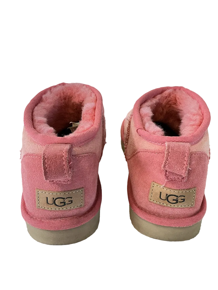 Ugg Shoe Size 8 Pink Ultra Mini Boots
