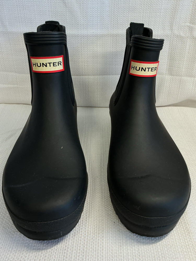 Hunter Shoe Size 9 Black Booties