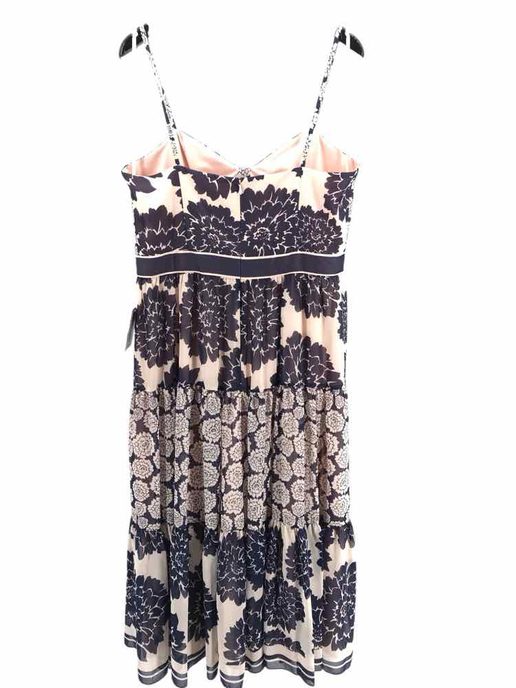Eliza J Size 14 Navy & Blush Dress