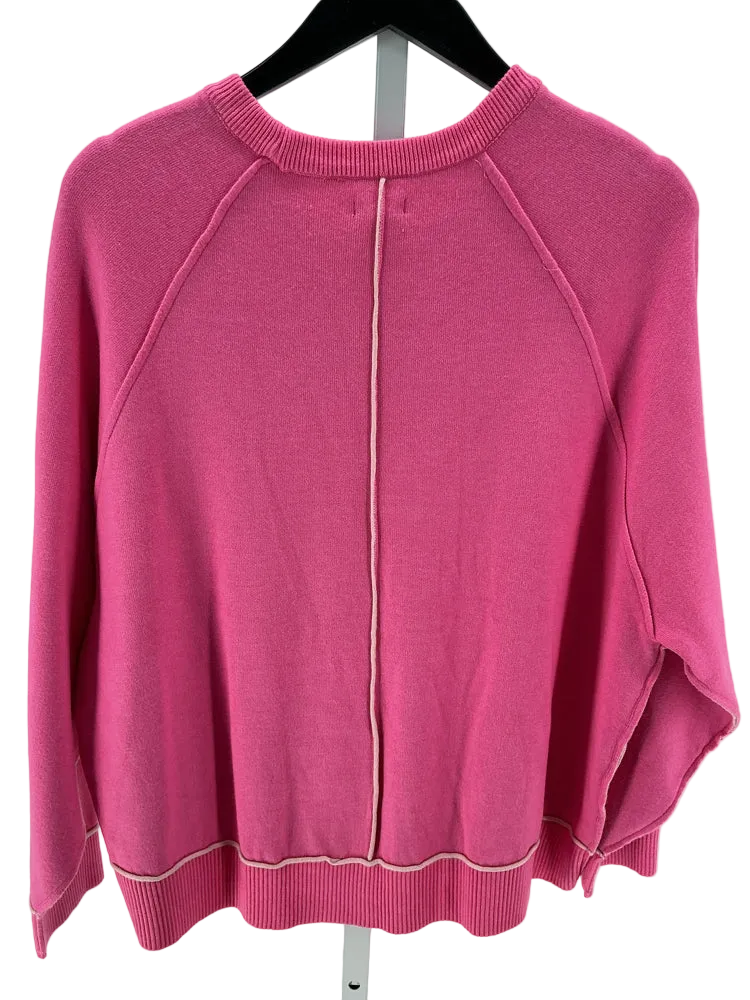 Pilcro Size M Pink Sweatshirt
