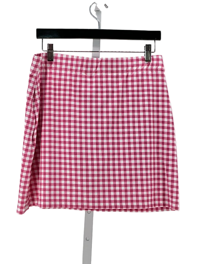 J.McLaughlin Size L Pink & White Skort