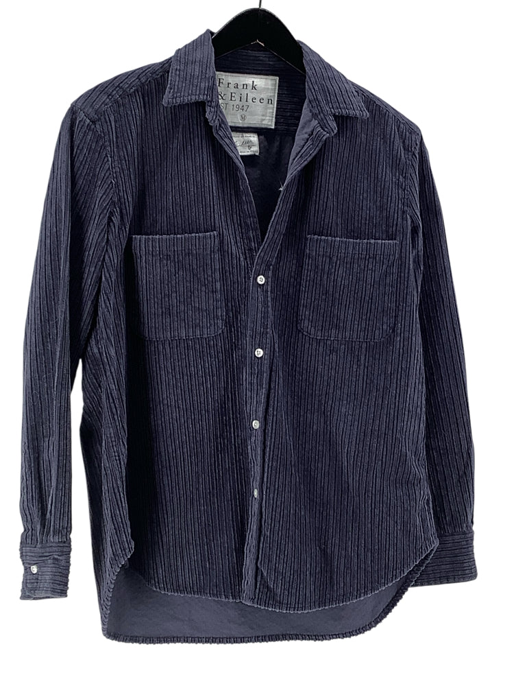 Frank & Eileen Size M Navy Eileen Shirt