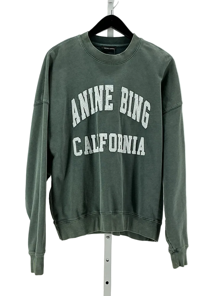 Anine Bing Size S Green Sweatshirt