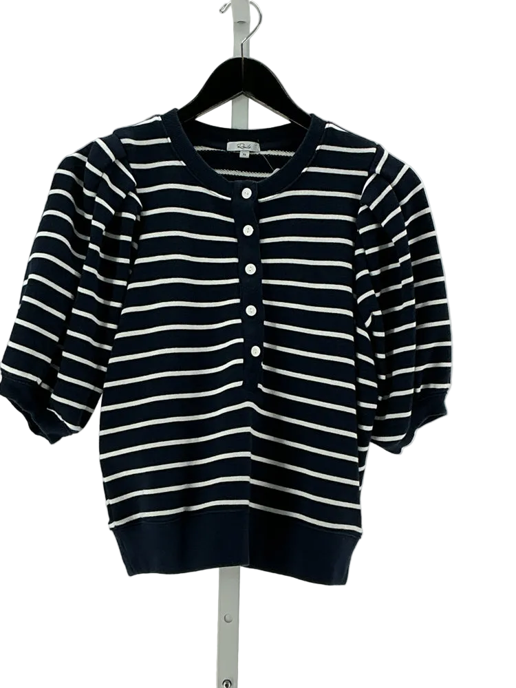 Rails Size XS Navy & white Shirt