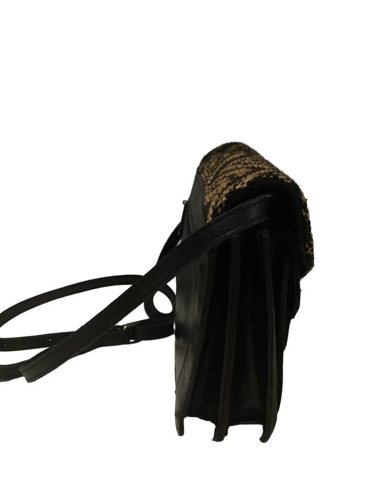 Patricia Nash Black & Tan Cassano Handbags