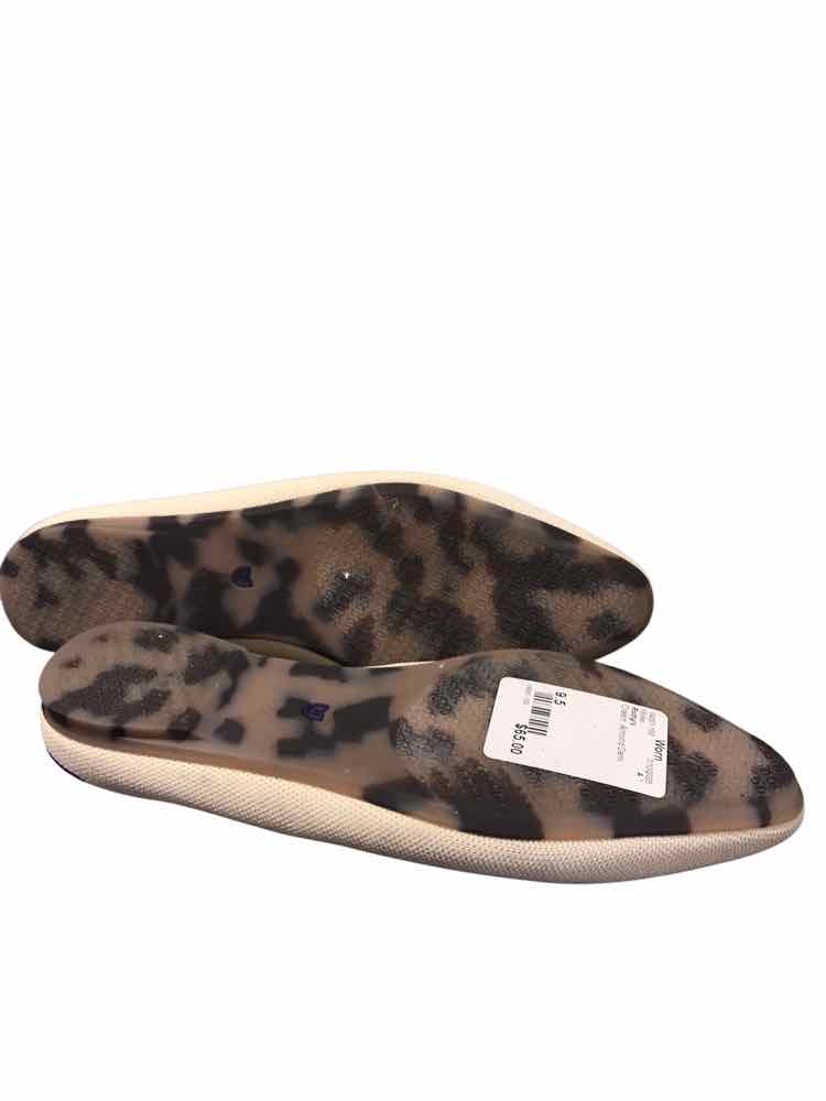 Rothy's Shoe Size 9.5 Cream Almond Demi Mules