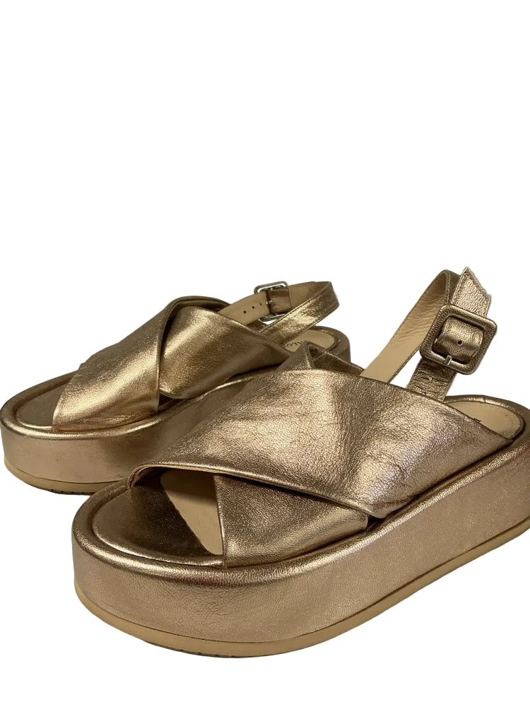 Paloma Barcelo Shoe Size 6.5 Rose Gold Wedges