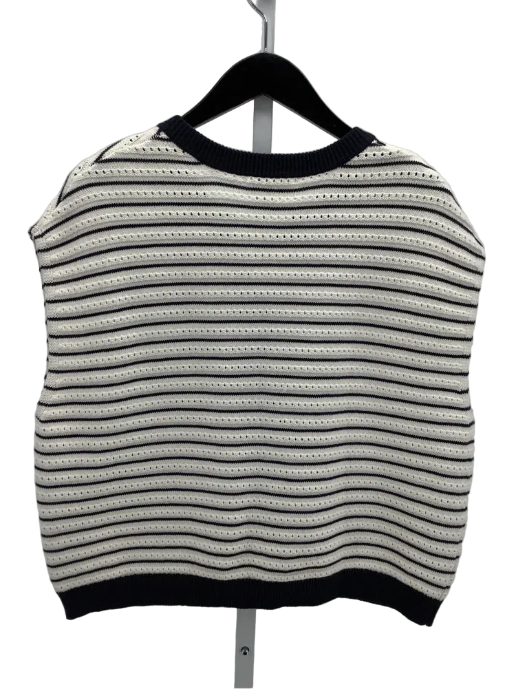 Rag & Bone Size M Navy & white Evelyn Cardigan