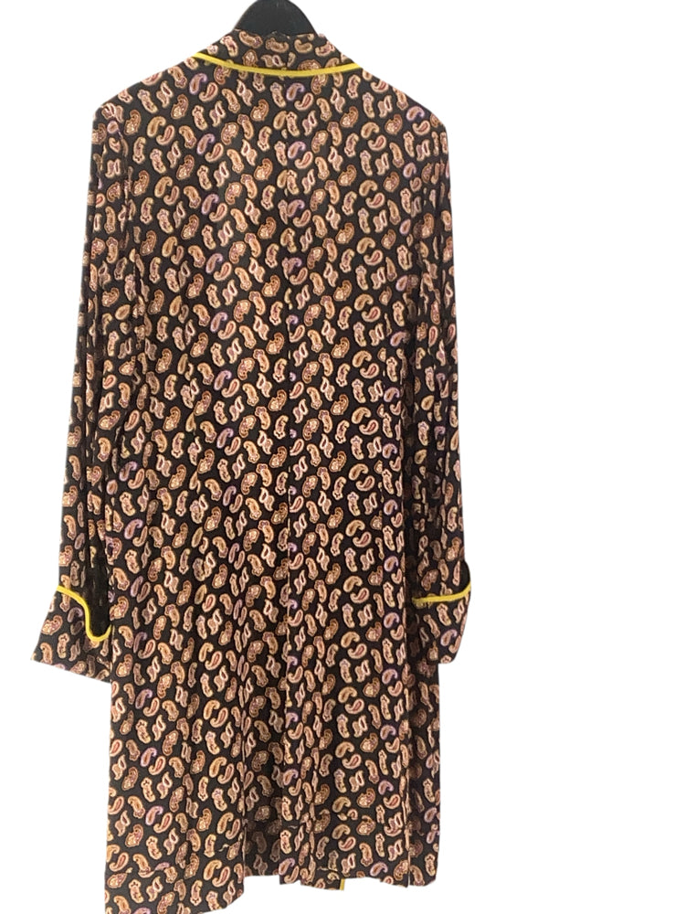 Diane VonFurstenberg Size L Black multi Dress