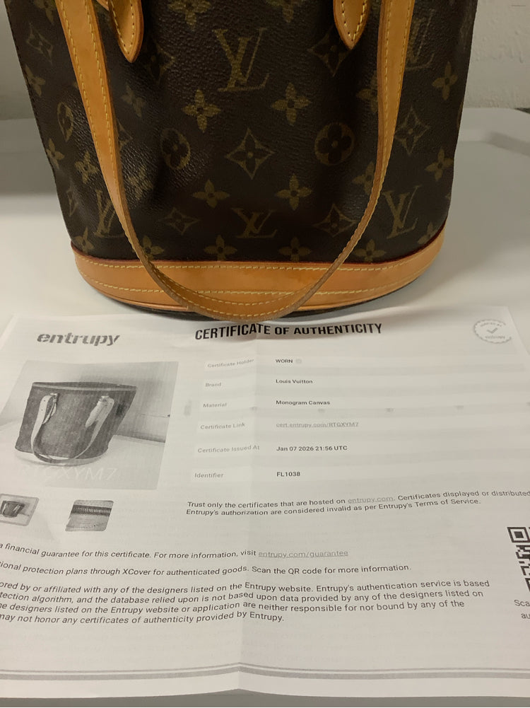 Louis Vuitton Monogram Petit Bucket Handbags