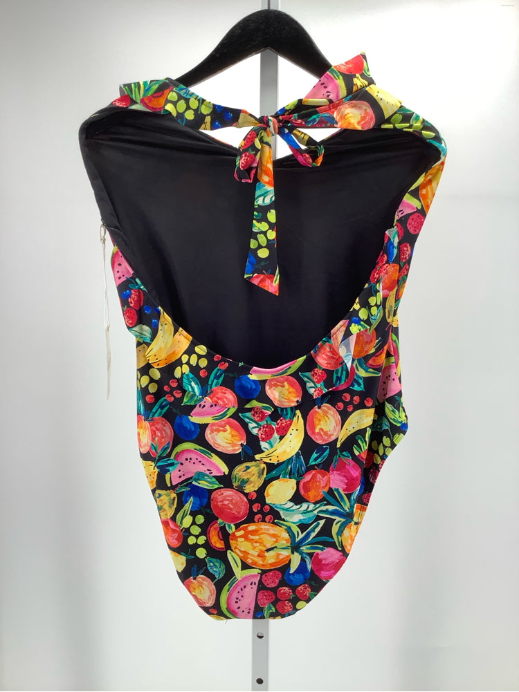 mumu Size XXL Black multi Swimsuit