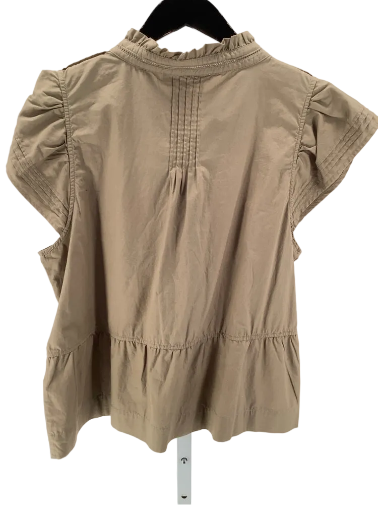 Melissa Nepton Size L Brown Shirt