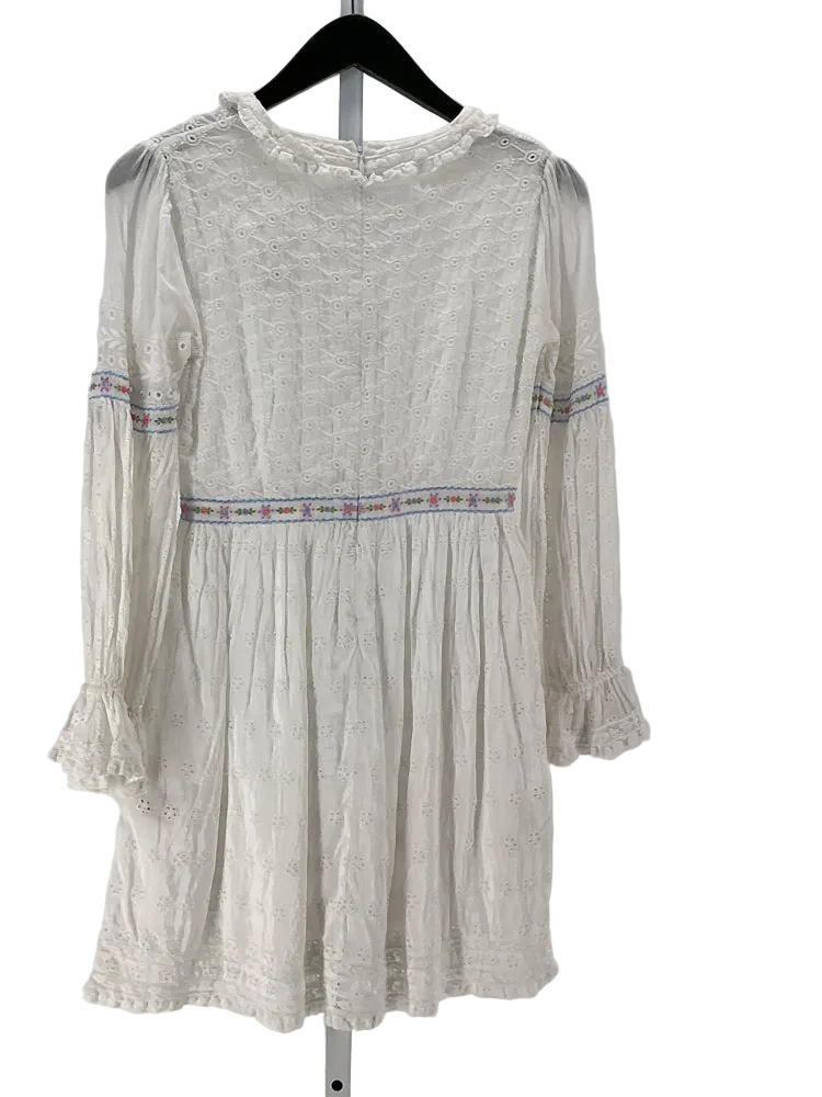 Love Shack Fancy Size XS White multi Julian Dress