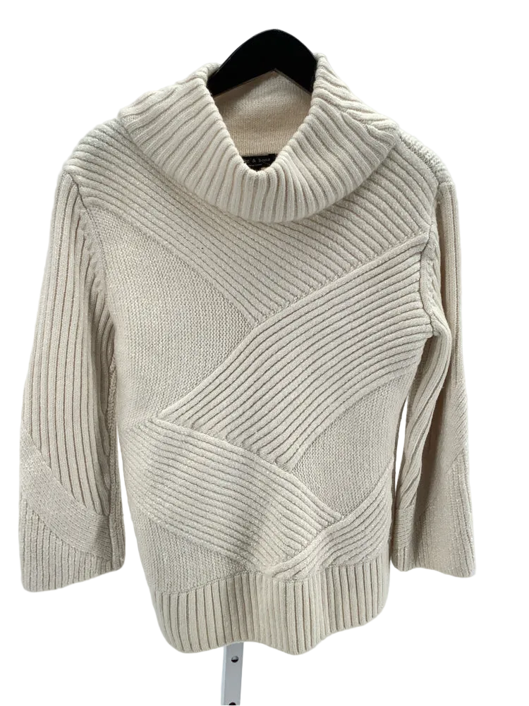 Rag & Bone Size S Cream Bry Sweater
