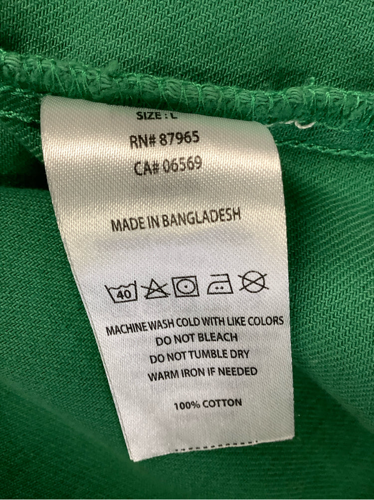 Elan Size L Green & White Dolly Jacket