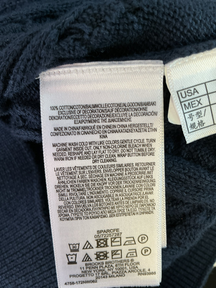 Brooks Brothers Size S Navy & white Sweater