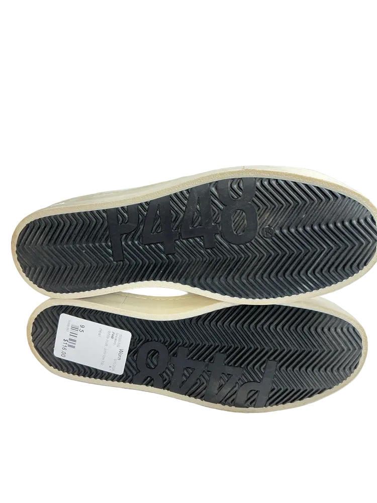 P448 Shoe Size 9.5 White multi John low top Sneakers