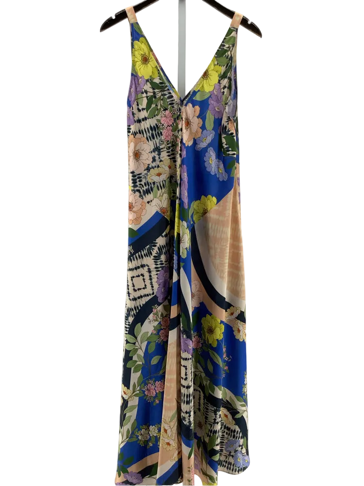 Misa Size M/L Blue Multi Notta Dress
