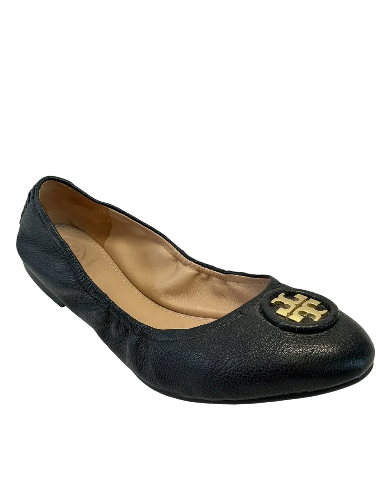 Tory Burch Shoe Size 8.5 Black CLARE Flats