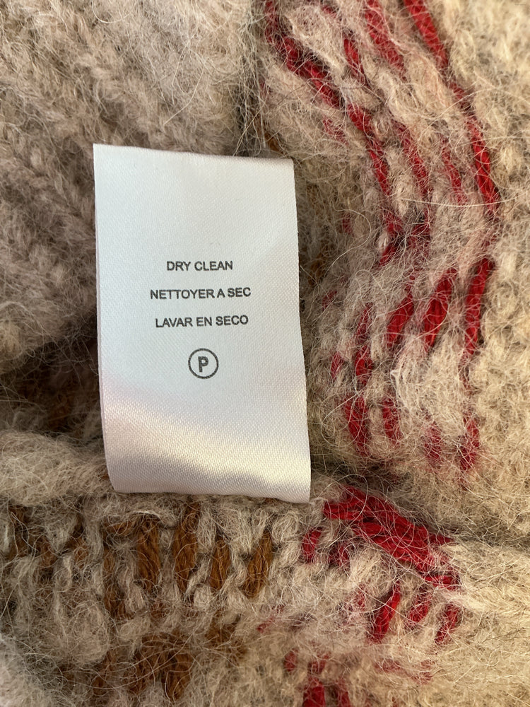 Velvet by Graham Spencer Size M Tan Multi Sweater