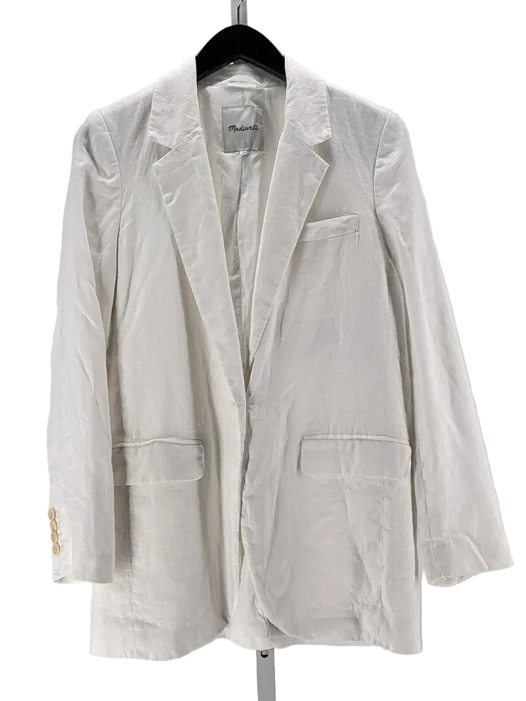 Madewell Size S White Blazer