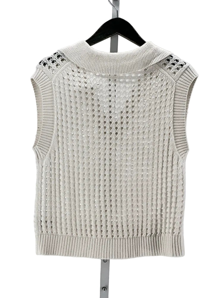 Velvet by Graham Spencer Size M White Sweater