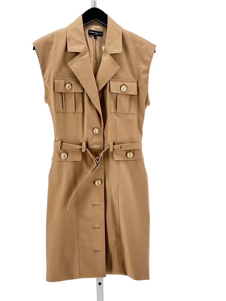 Generation Love Size 2 Tan LOVE BIEL Dress