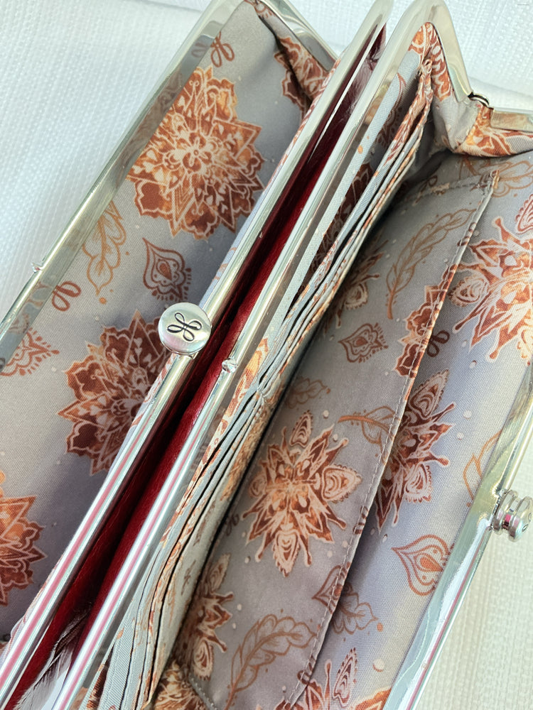 Hobo Red Lauren Clutch