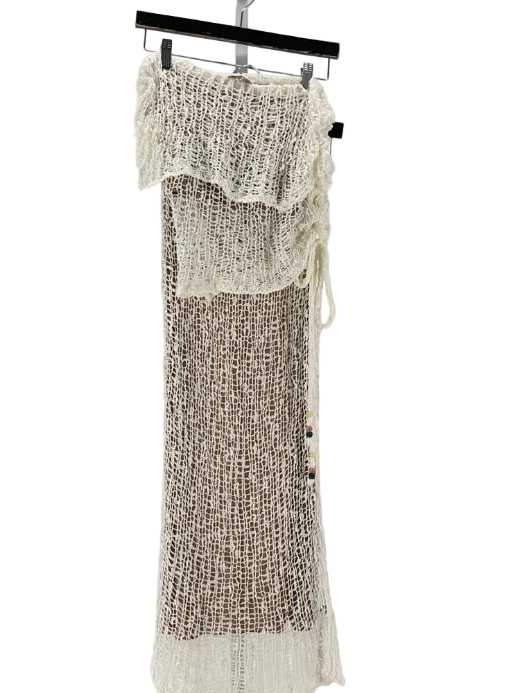 Meshki Size S Cream Dress