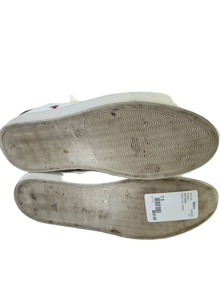 Kurt Geiger Shoe Size 7.5 White multi Sneakers