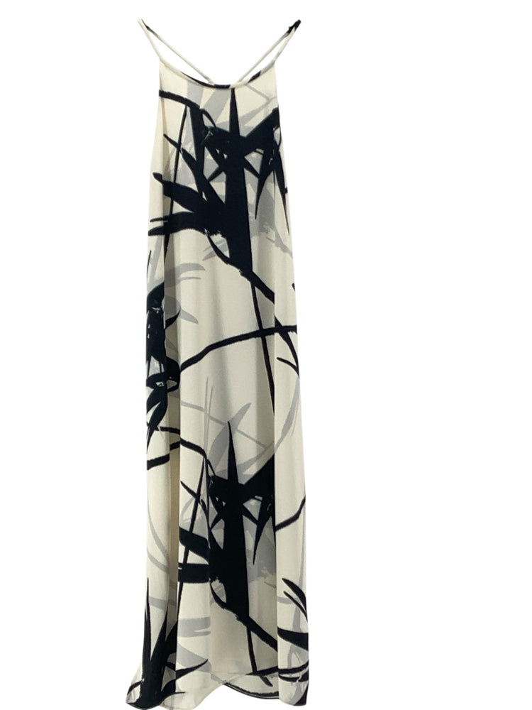 Halston Heritage Size M White & black Dress