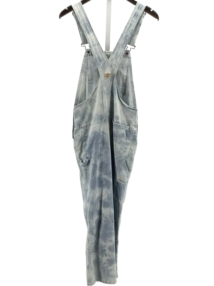 Faherty Size XS Blue & White Overalls