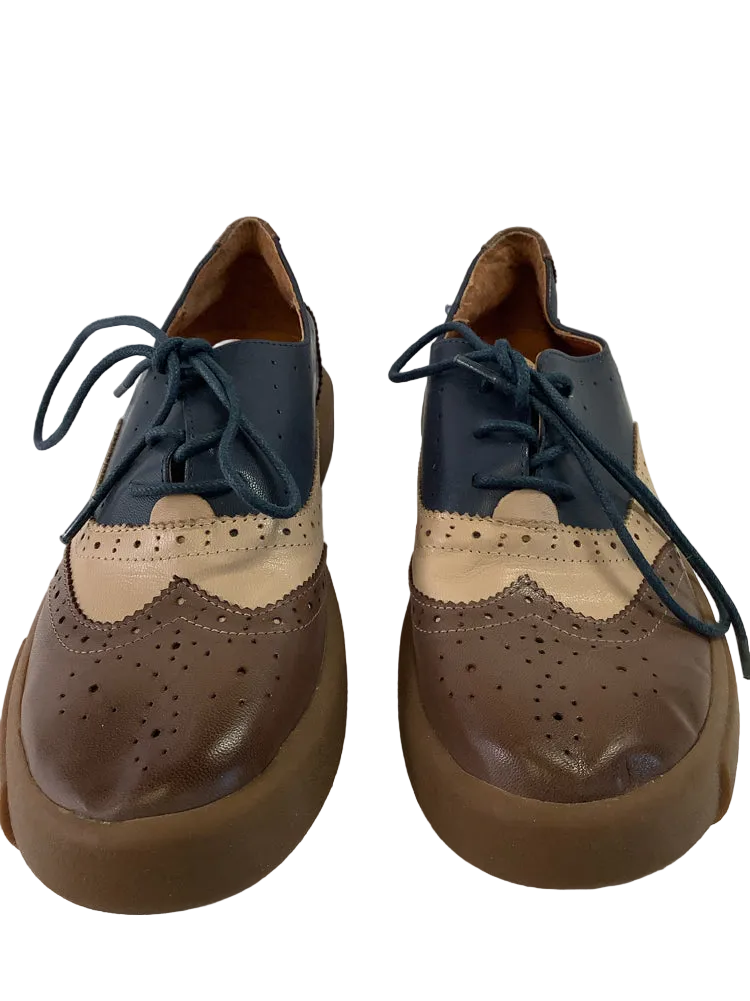 Obiono Shoe Size 6 Brown & Navy Oxford
