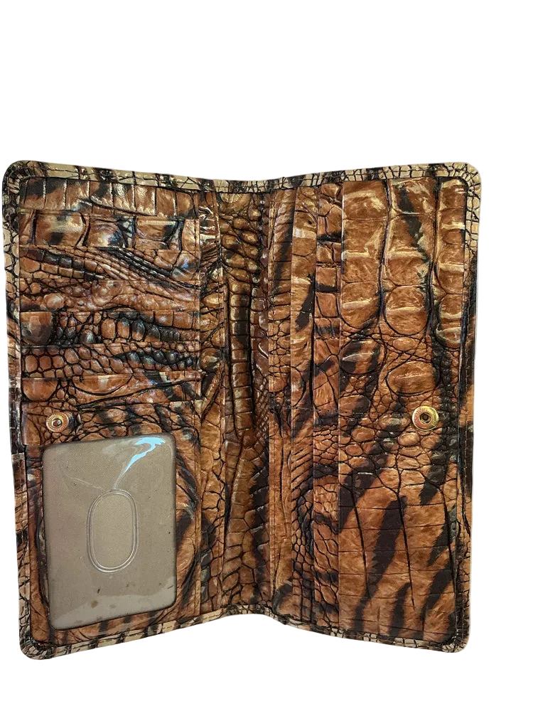 Brahmin Brown Multi Wallet