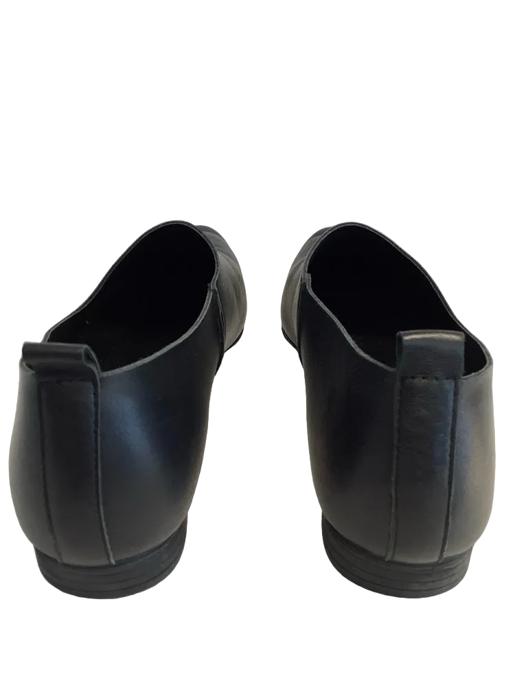 All Black Shoe Size 8 Black Flats