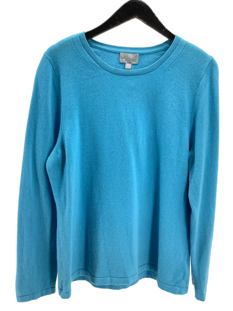 Pure Collection Size XL Blue Sweater