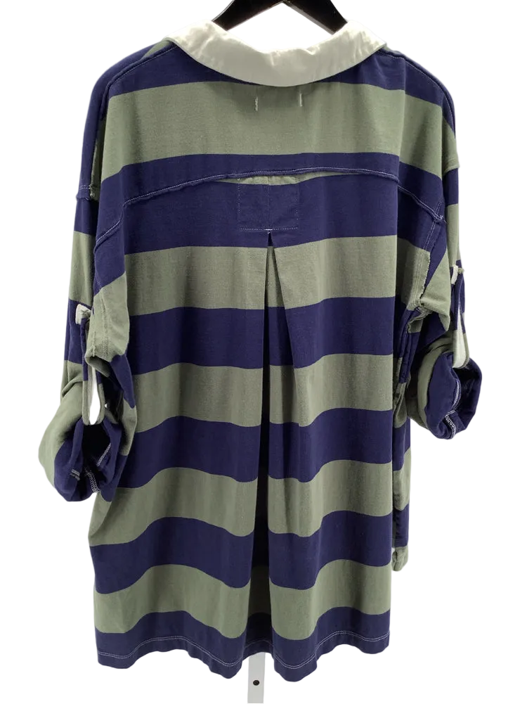 We The Free Size L Green & Navy Shirt
