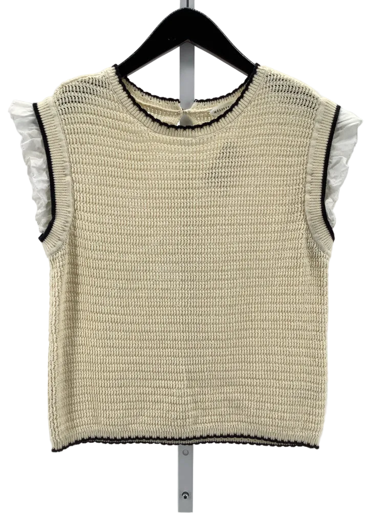 Melissa Nepton Size S Cream Sweater