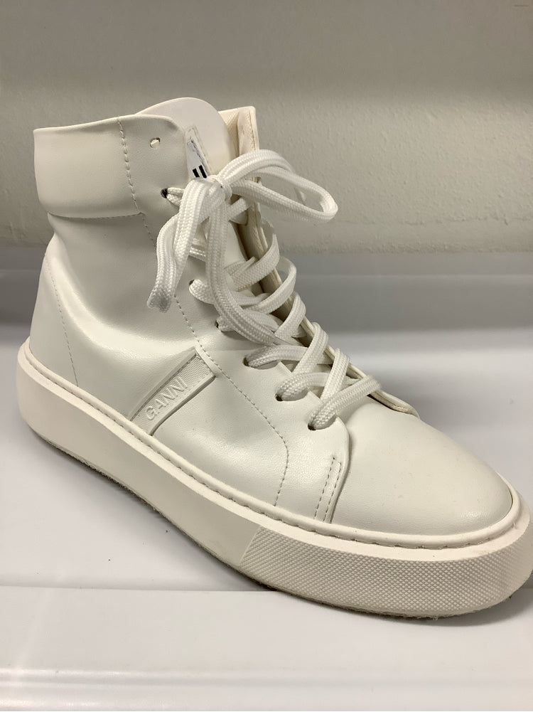 Ganni Shoe Size 9 White Sporty Sneakers