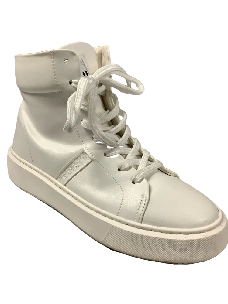 Ganni Shoe Size 9 White Sporty Sneakers