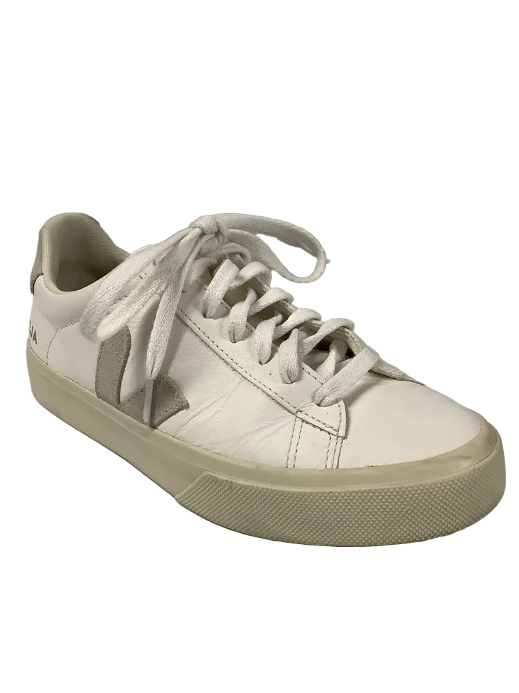Veja Shoe Size 7 White Campo Sneakers