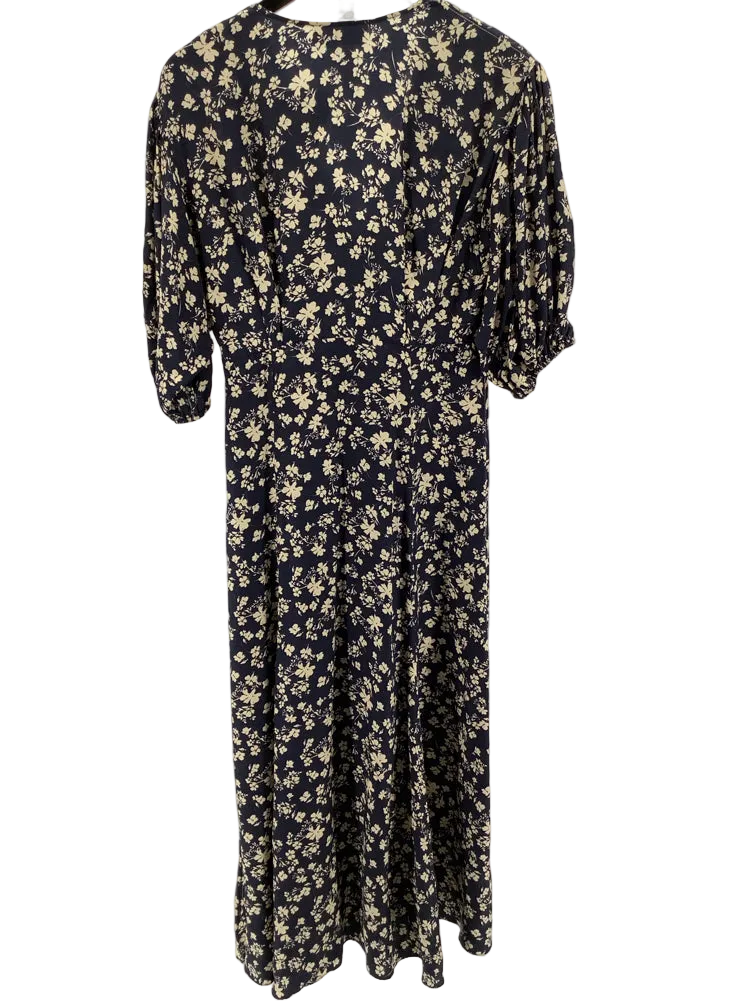 La Ligne Size 6 Navy & Tan Dress