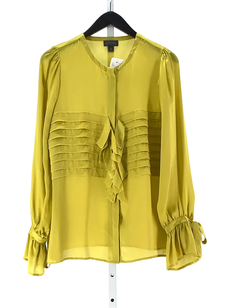 Carlisle Size 6 Yellow Shirt