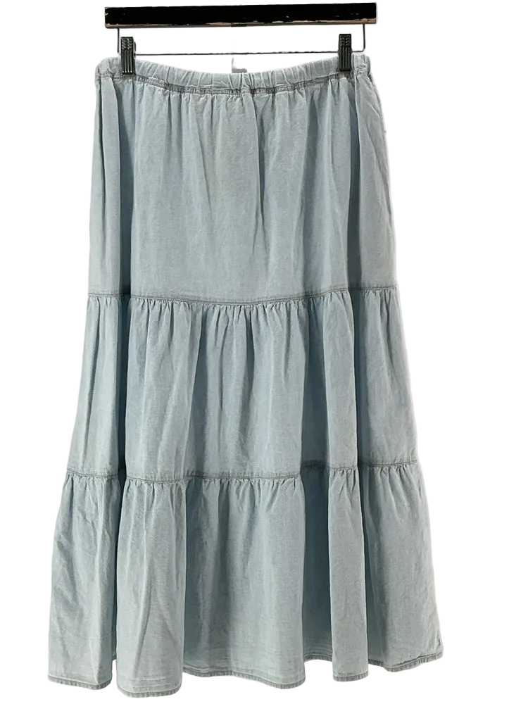 Evereve Size XS Blue Skirt