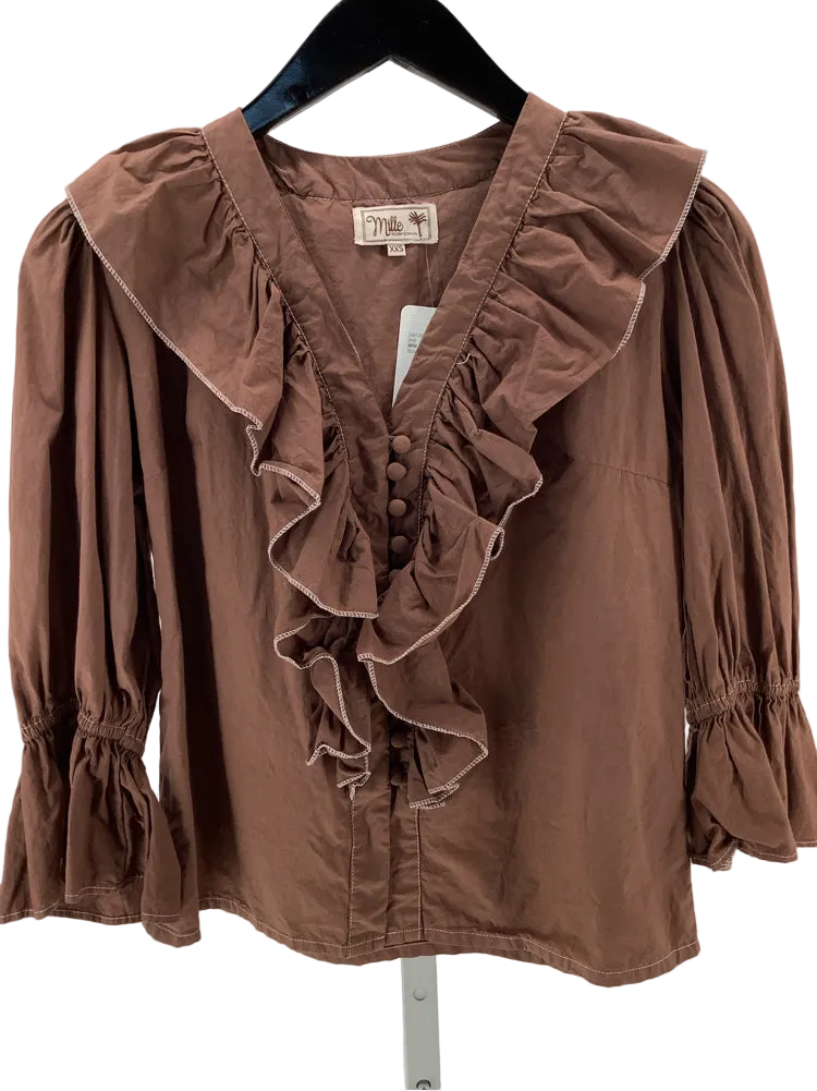 Mille Size XXS Brown Shirt