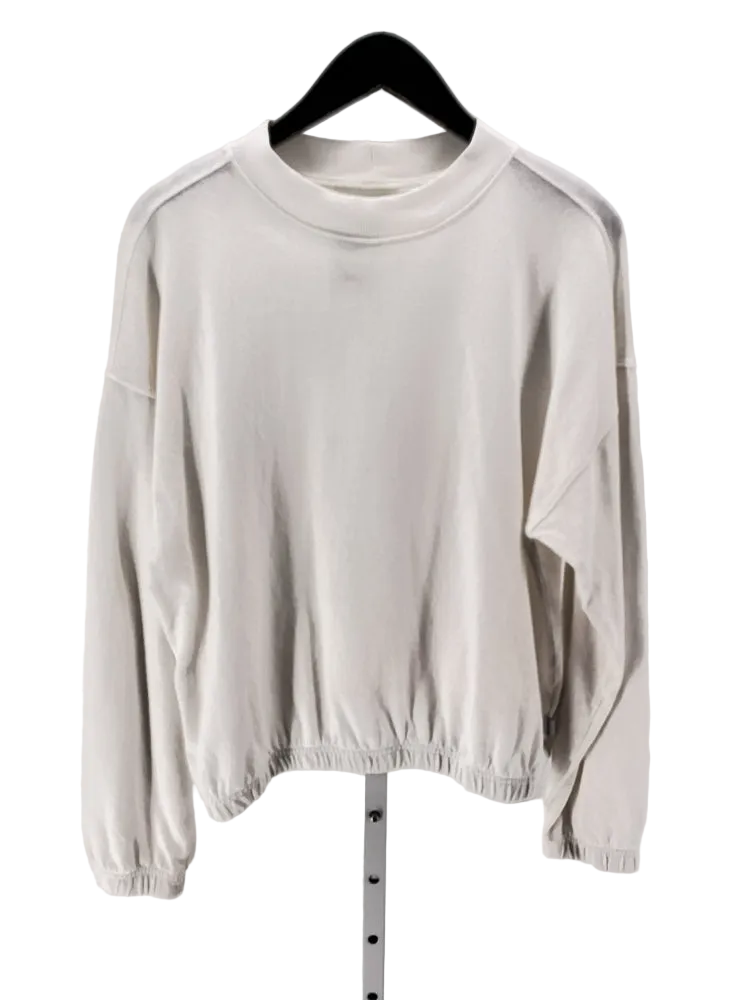 Le Bon Shoppe Size XS/S White Sweatshirt
