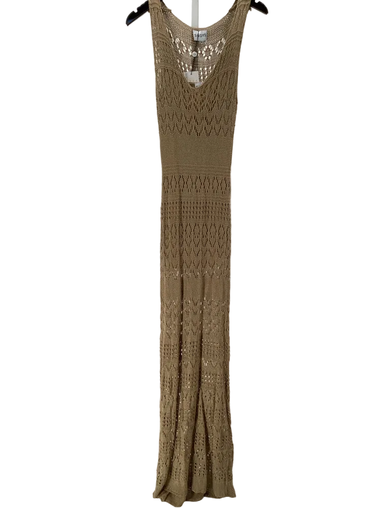 SNDYS Size M Tan Dress