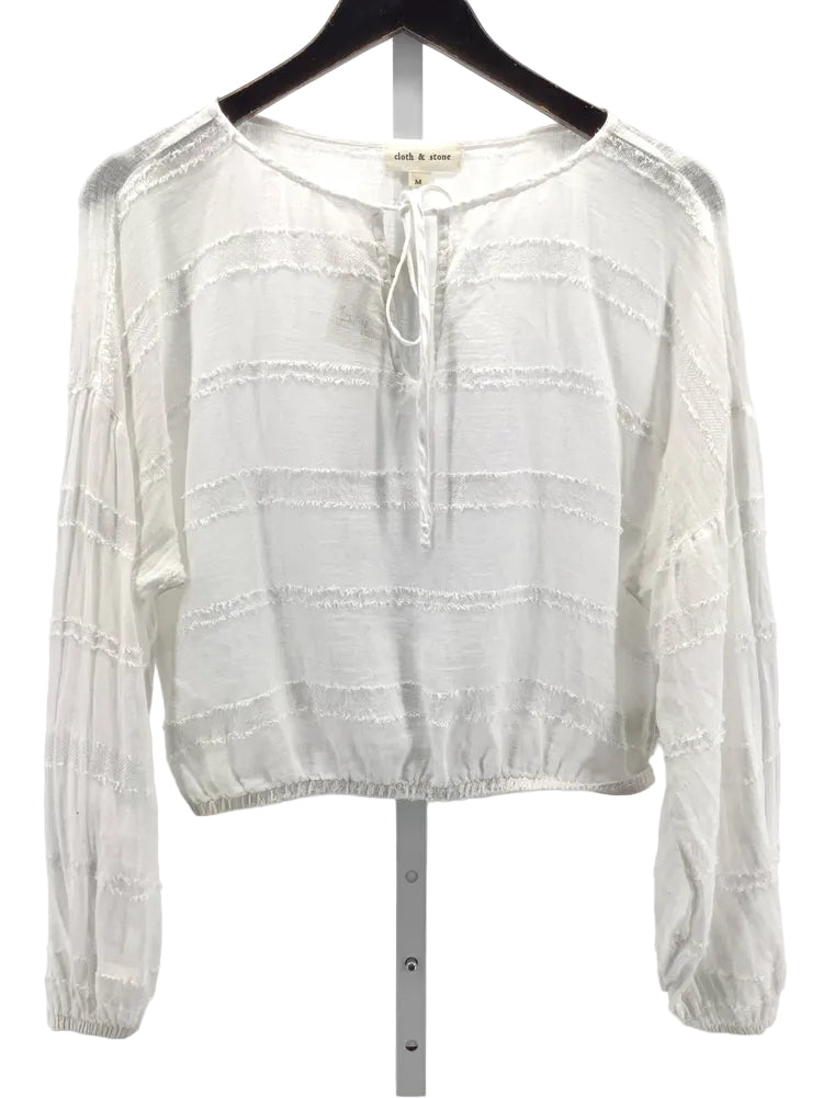 Cloth & Stone Size M White Shirt